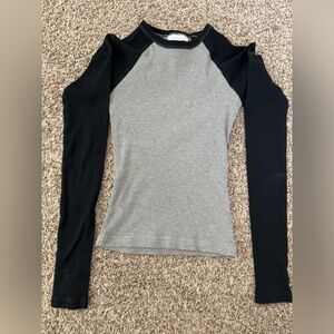 Topshop Colorblock Long Sleeve